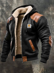 Adam | Chaqueta con detalles de cuero