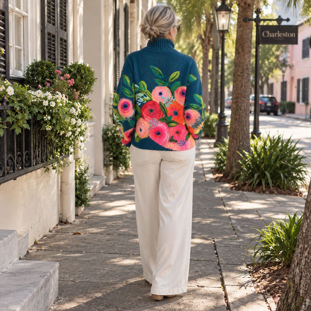 Alice | Jersey de cuello vuelto suave