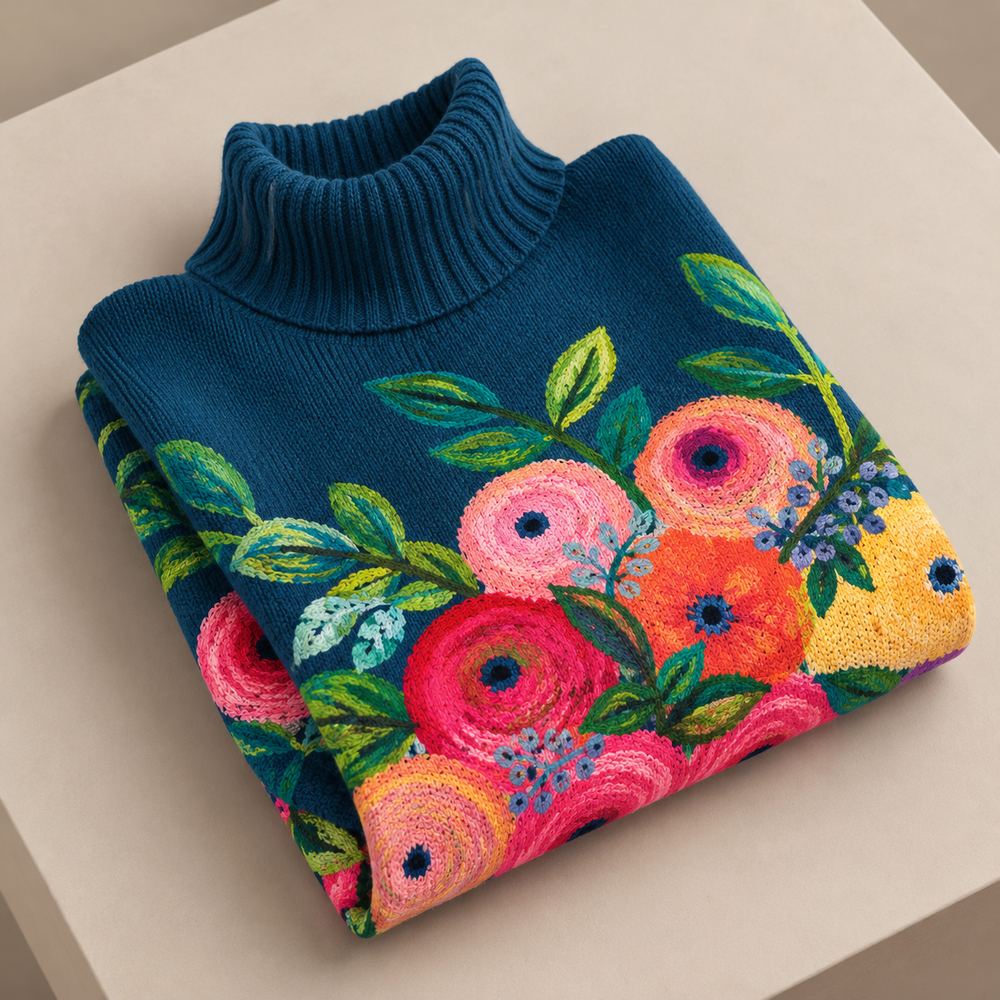 Alice | Jersey de cuello vuelto suave