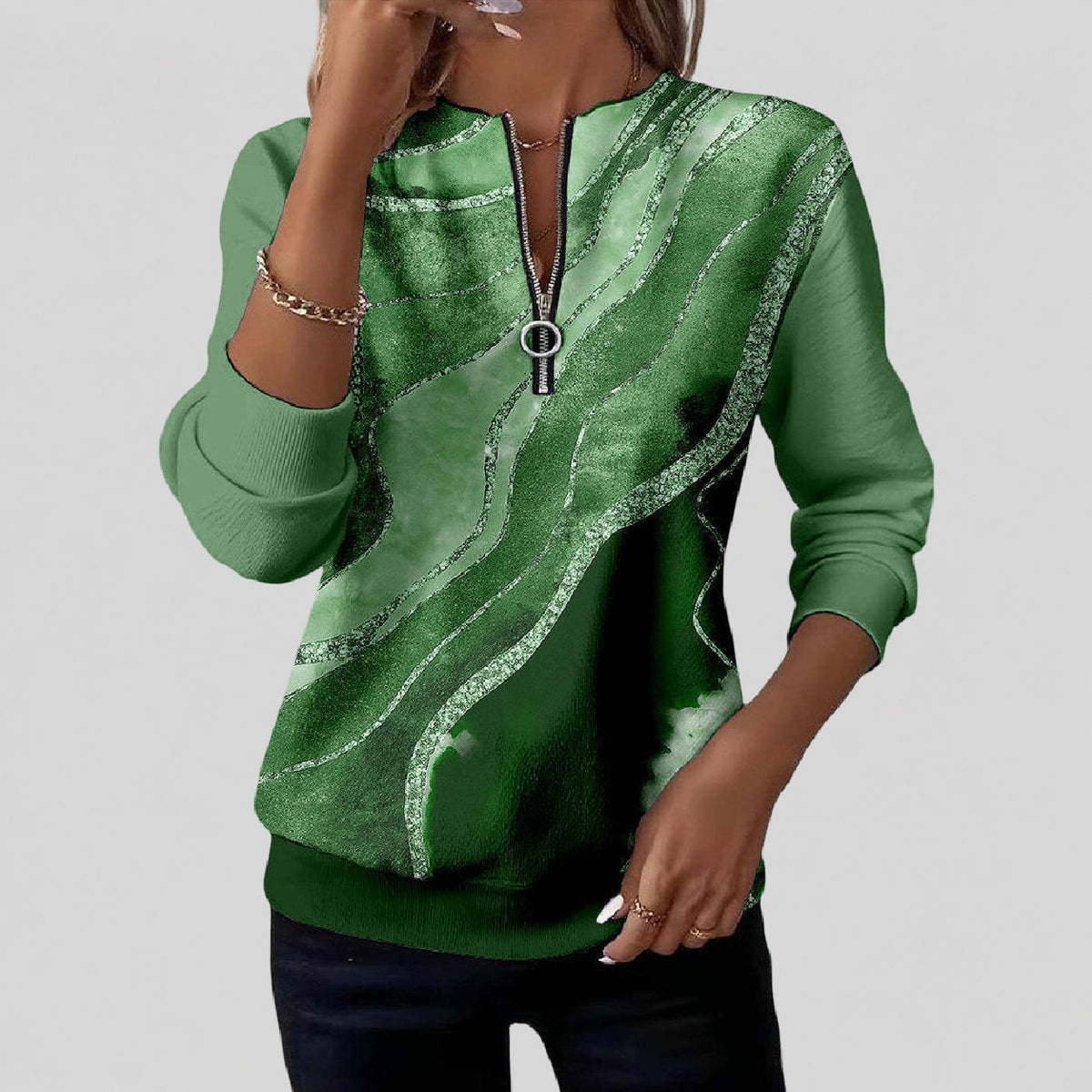 Nirvelle | Sudadera con estampado vintage