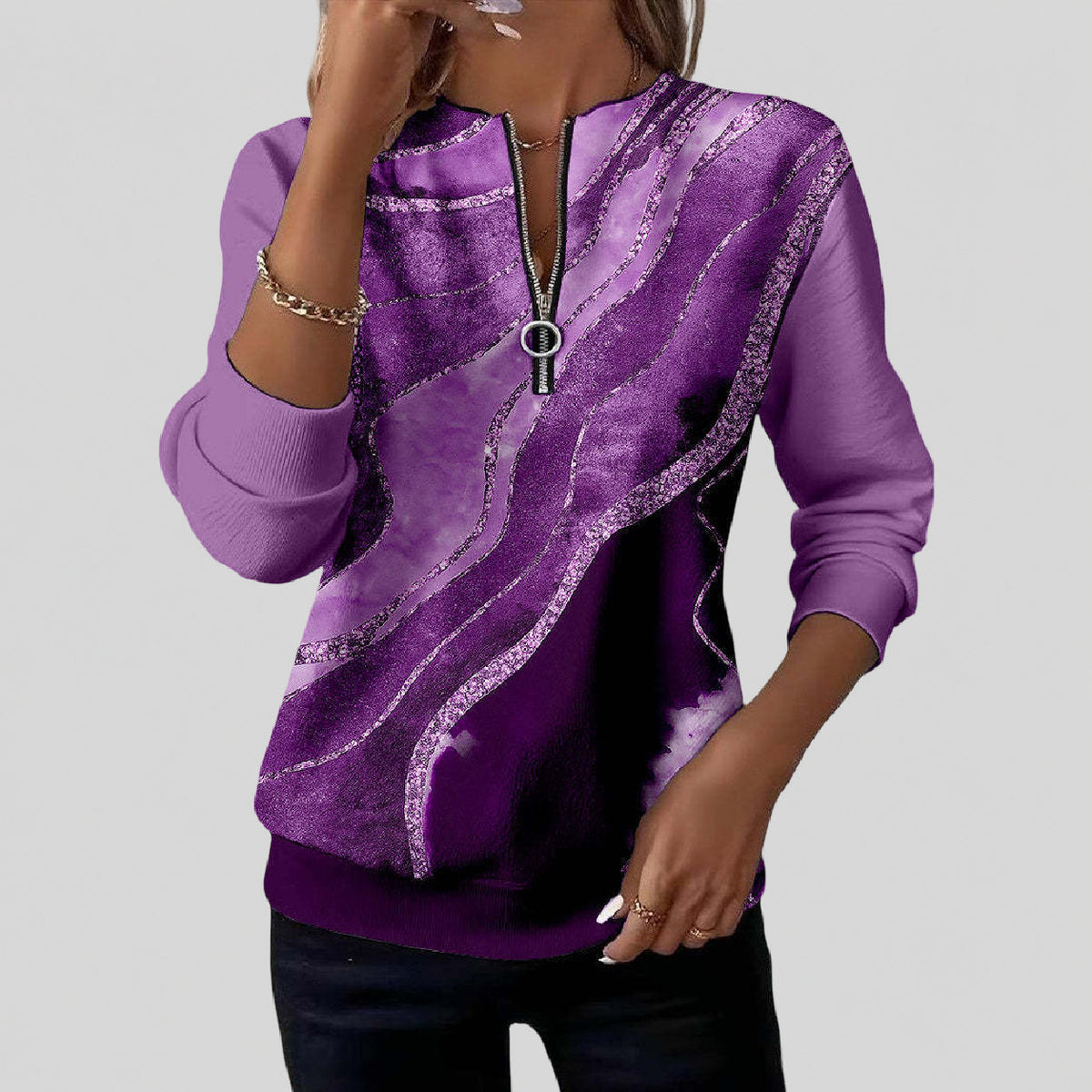 Nirvelle | Sudadera con estampado vintage