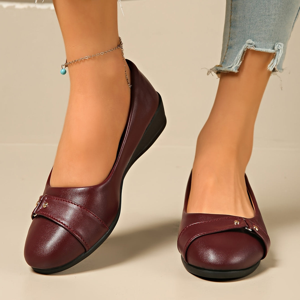 Mavis | Zapatos acolchados con tacón de cuña