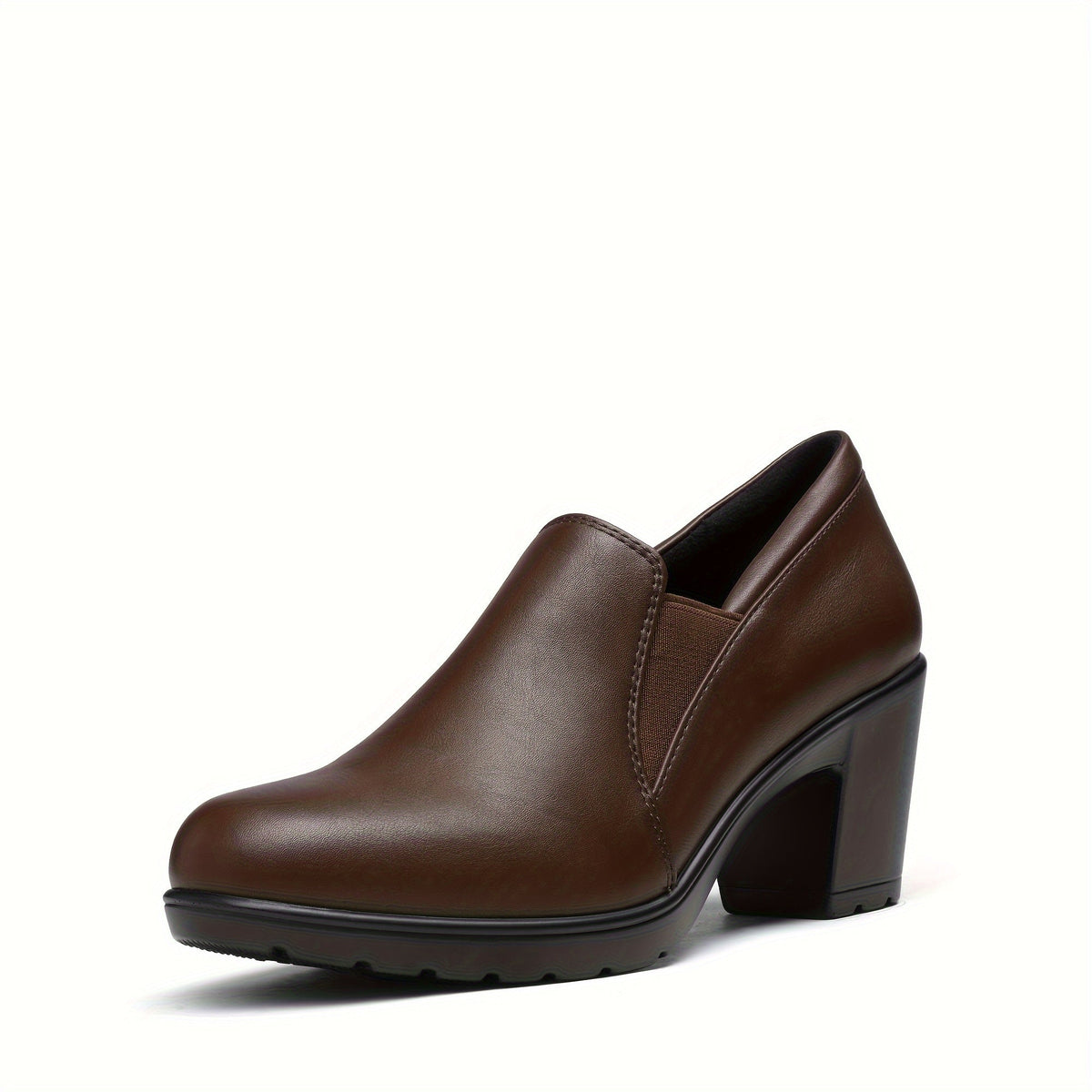 Millie | Mocasines de tacón de bloque