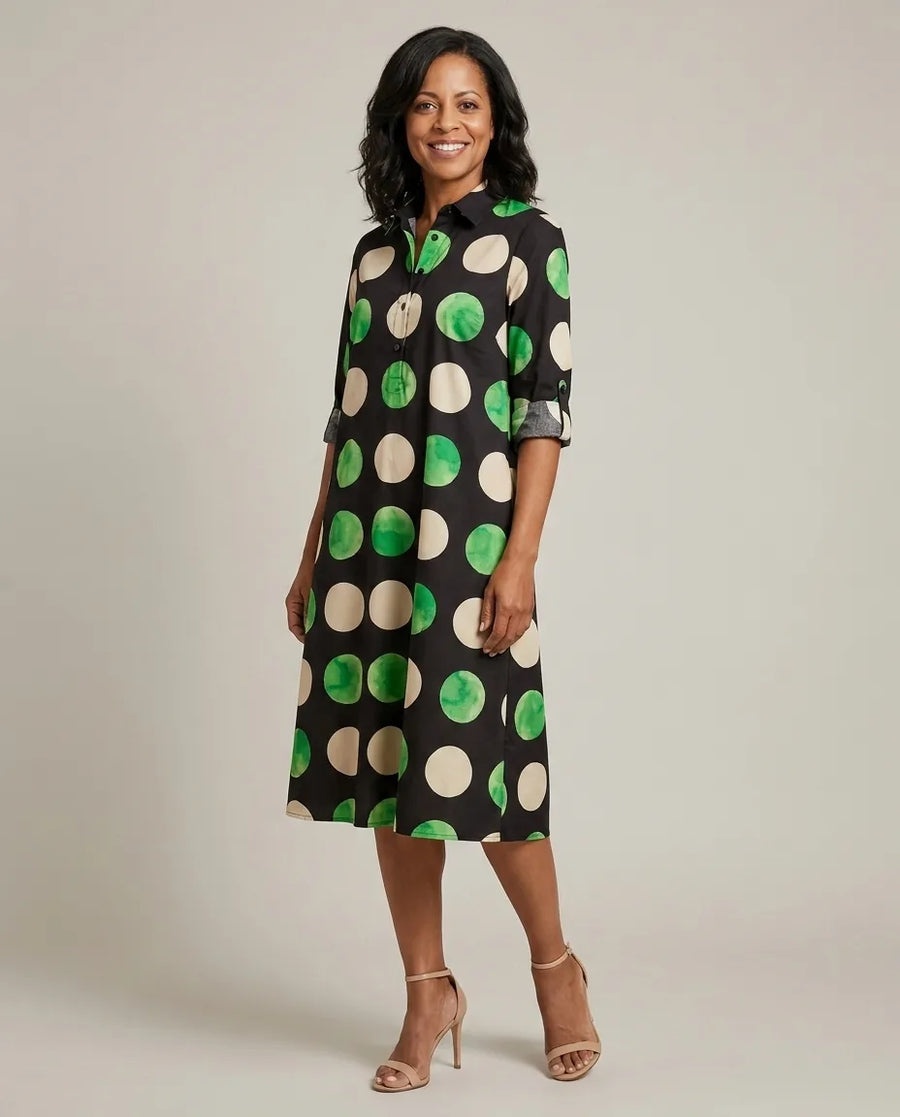 Noemí | vestido midi elegante