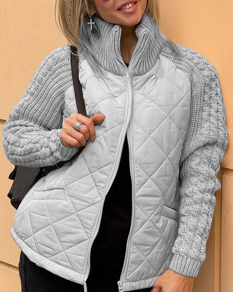 Victoria | Chaqueta polar casual de punto