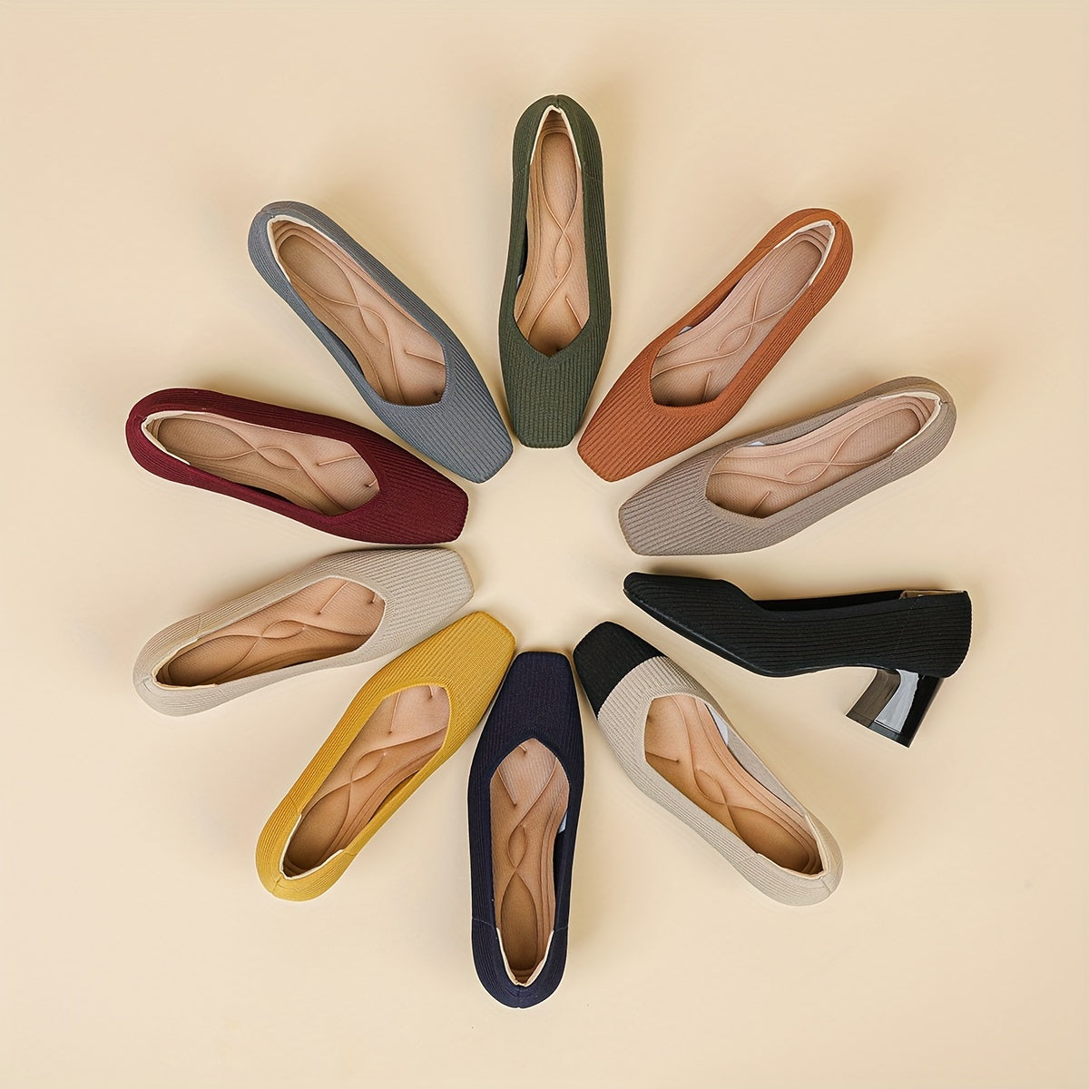 María | Cómodos tacones de plataforma con elegancia clásica