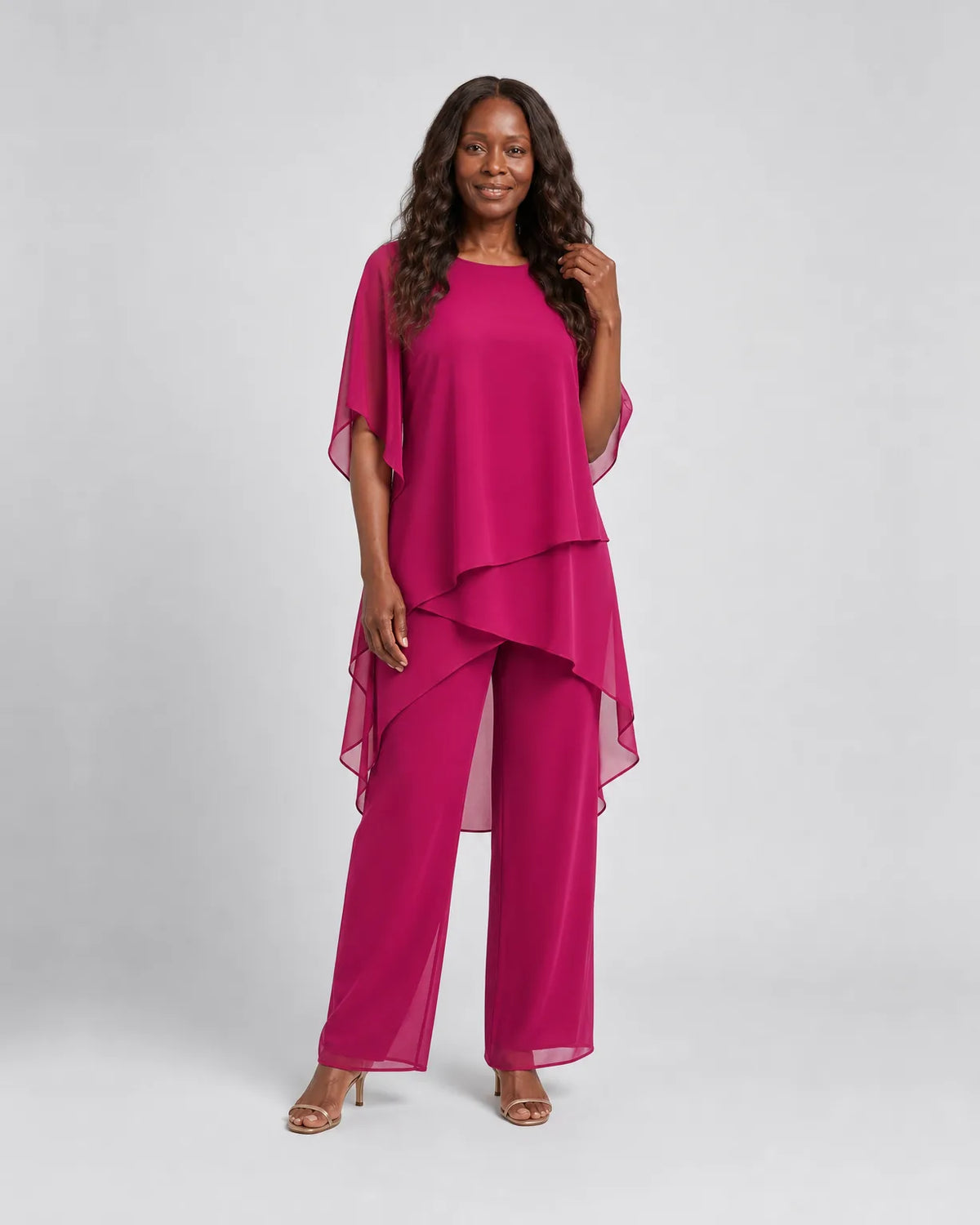 Roxina | Elegante conjunto de pantalón de fiesta de noche