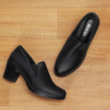 Millie | Mocasines de tacón de bloque
