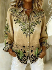 Bettina | Blusa vintage con bordado floral