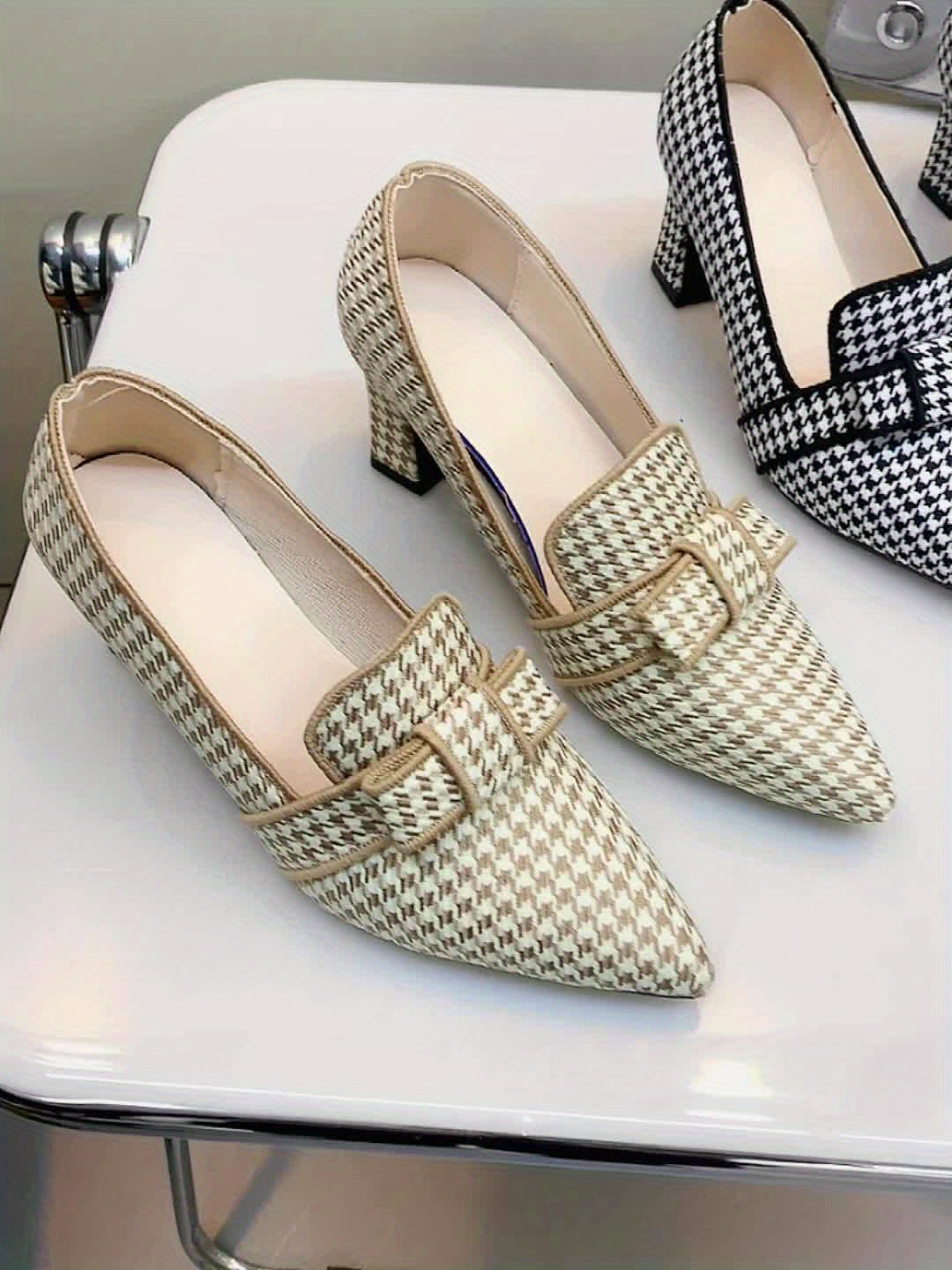 Emara | Tacones clásicos de pata de gallo