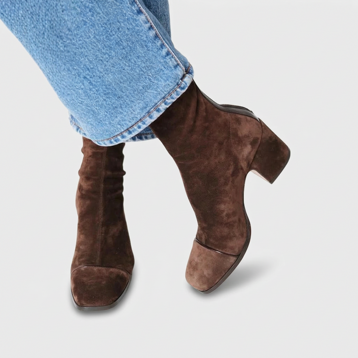 Lora | Elegantes botas de tacón confort