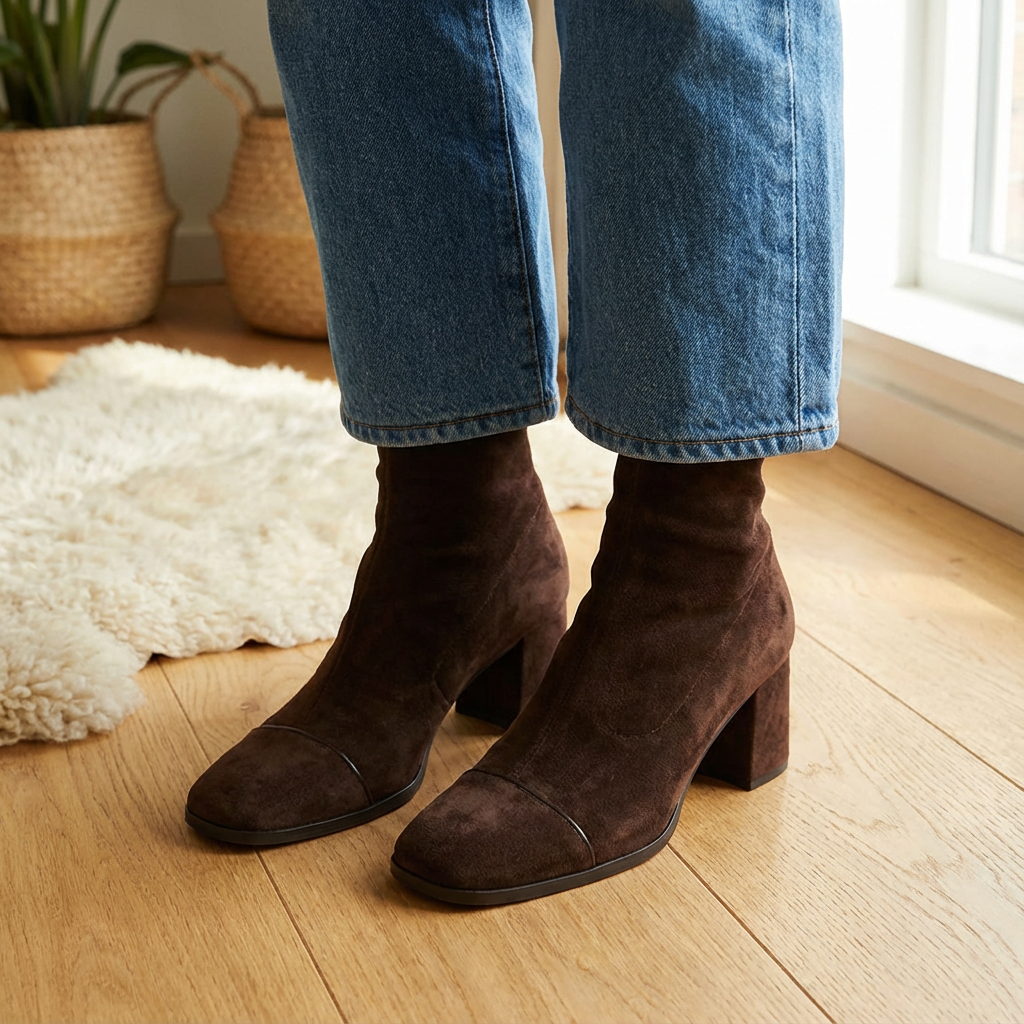 Lora | Elegantes botas de tacón confort