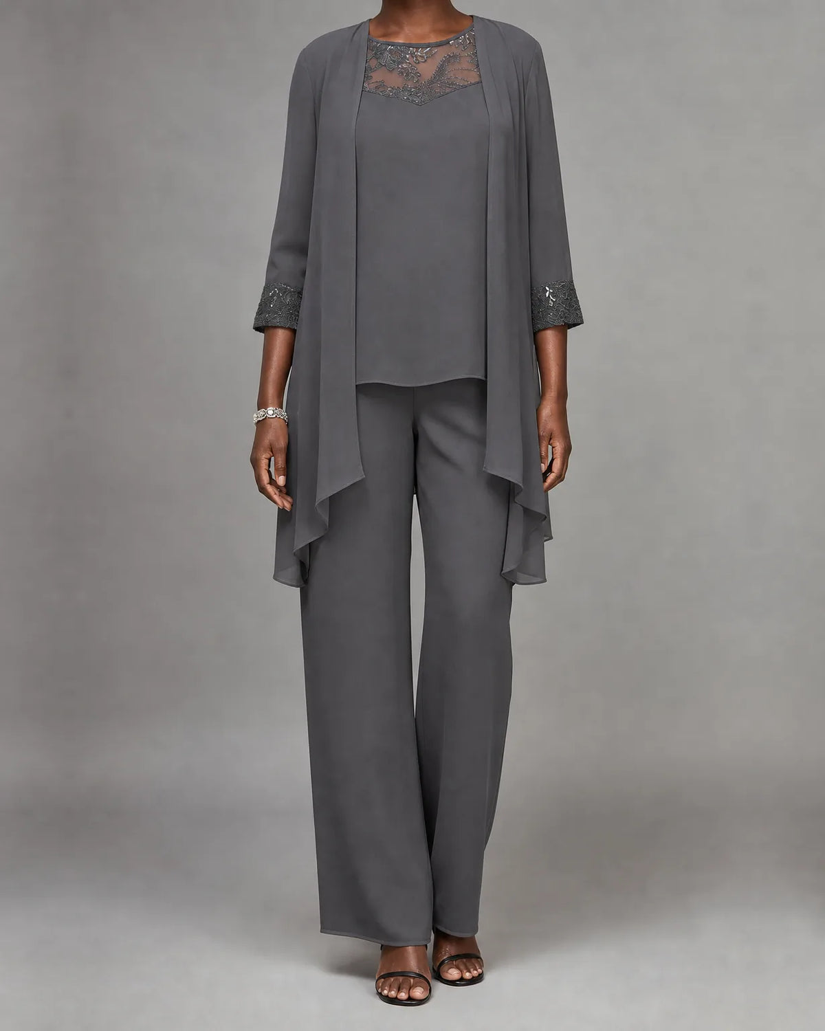 Sela | Traje de gasa de tres piezas