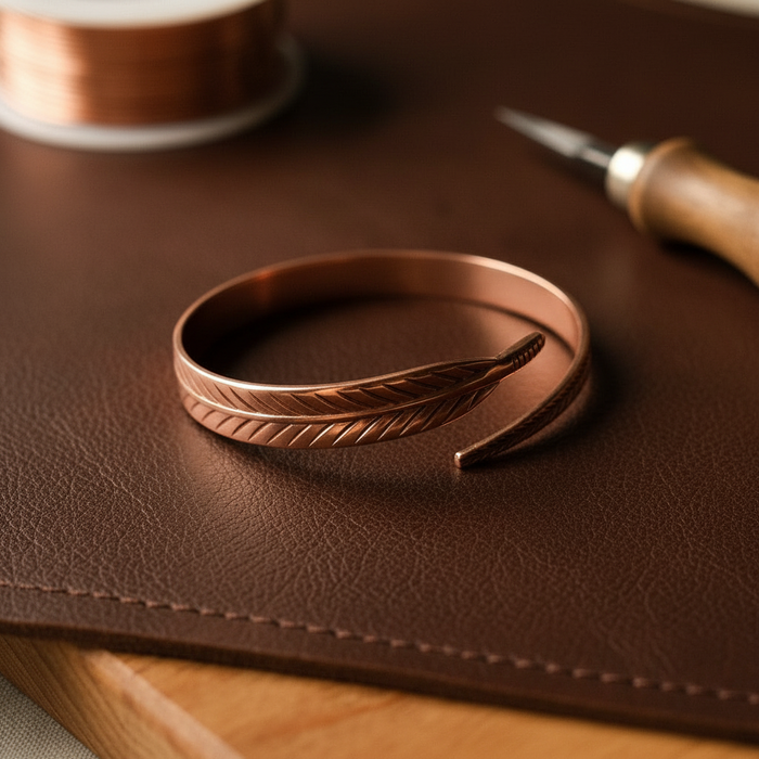 Raíz principal | Brazalete con acabado cobrizo