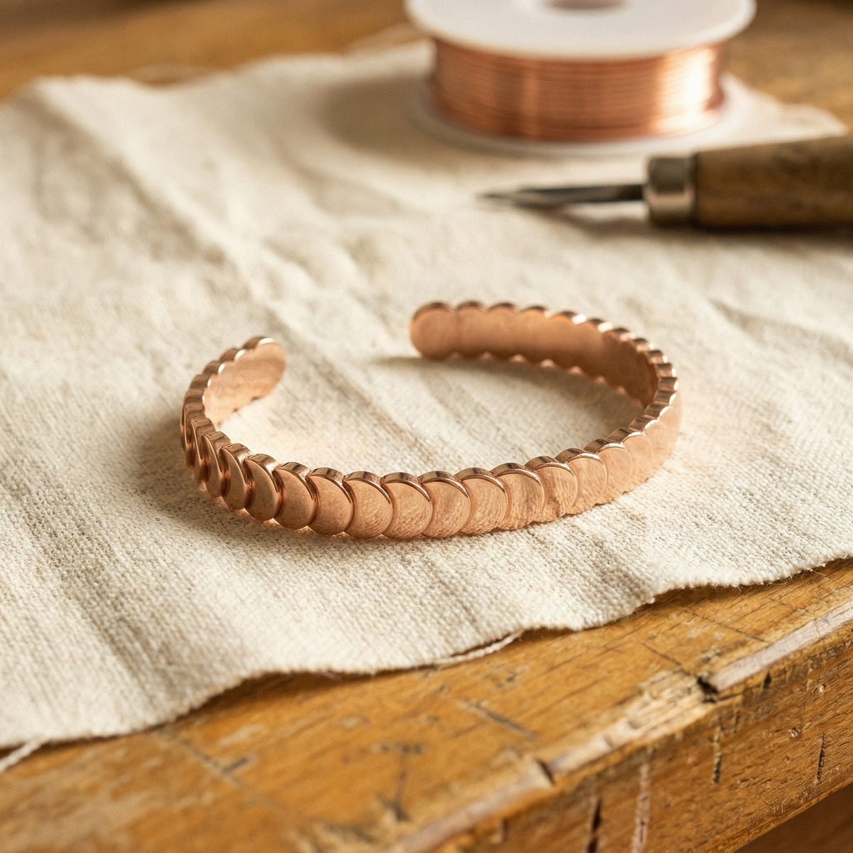 Pulsera de cobre "Golf"