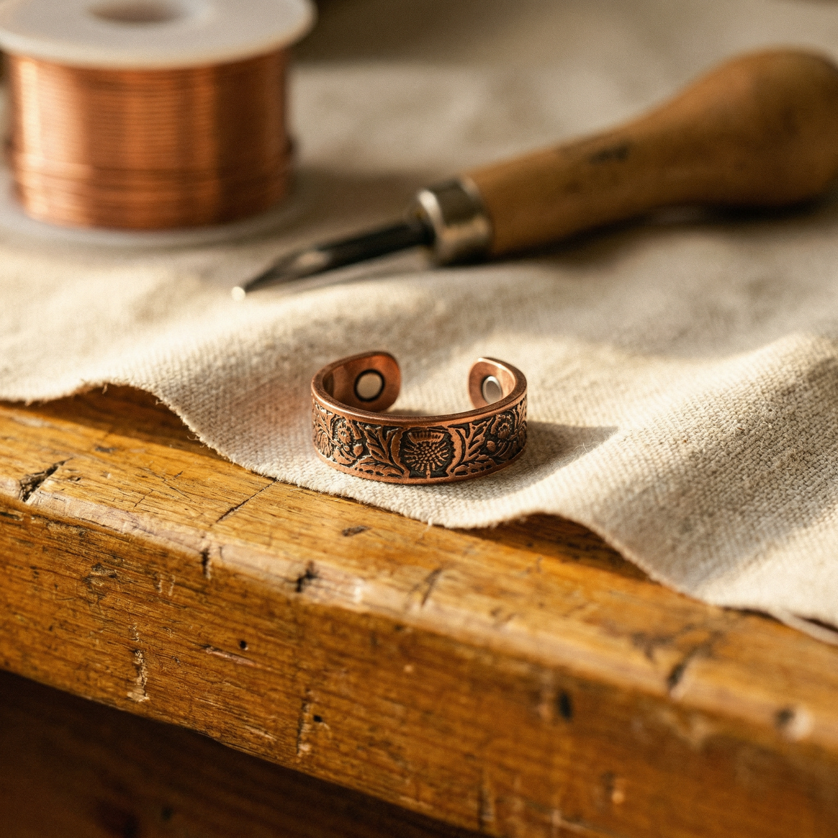 Anillo de cobre "Eiken"