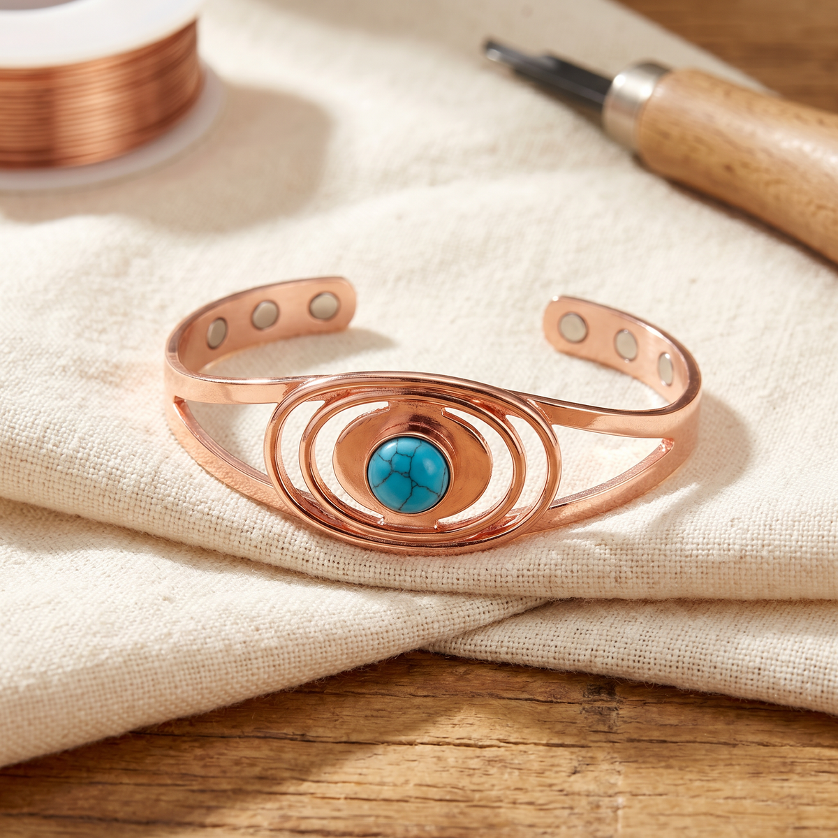 Pulsera de cobre "Laguna"