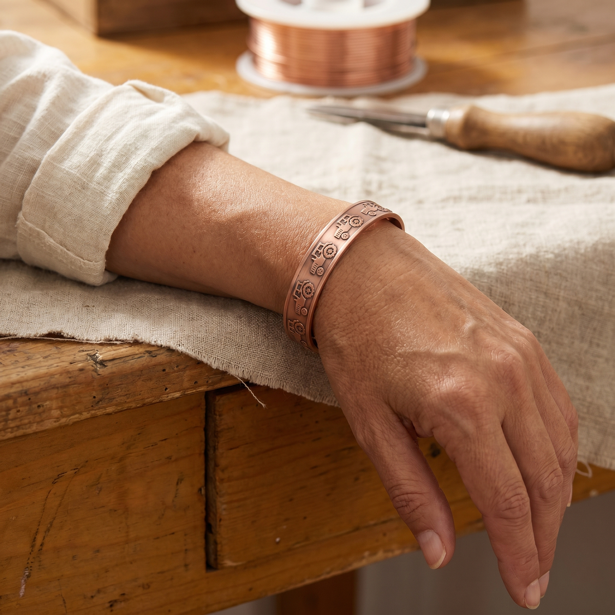 Pulsera de cobre "Akker"