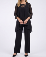 Éléonore | Conjunto de chaqueta fluida y pantalones anchos