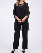 Éléonore | Conjunto de chaqueta fluida y pantalones anchos