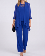 Éléonore | Conjunto de chaqueta fluida y pantalones anchos