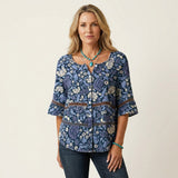 Arabella | Blusa abotonada de manga tres cuartos 20