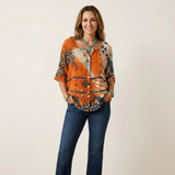 Arabella | Blusa con botones y mangas tres cuartos 14