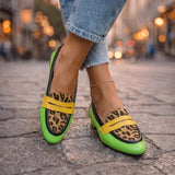 Rosalia | Mocasines con estampado de leopardo