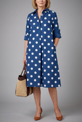 Cecile – Elegante vestido midi con gracia natural