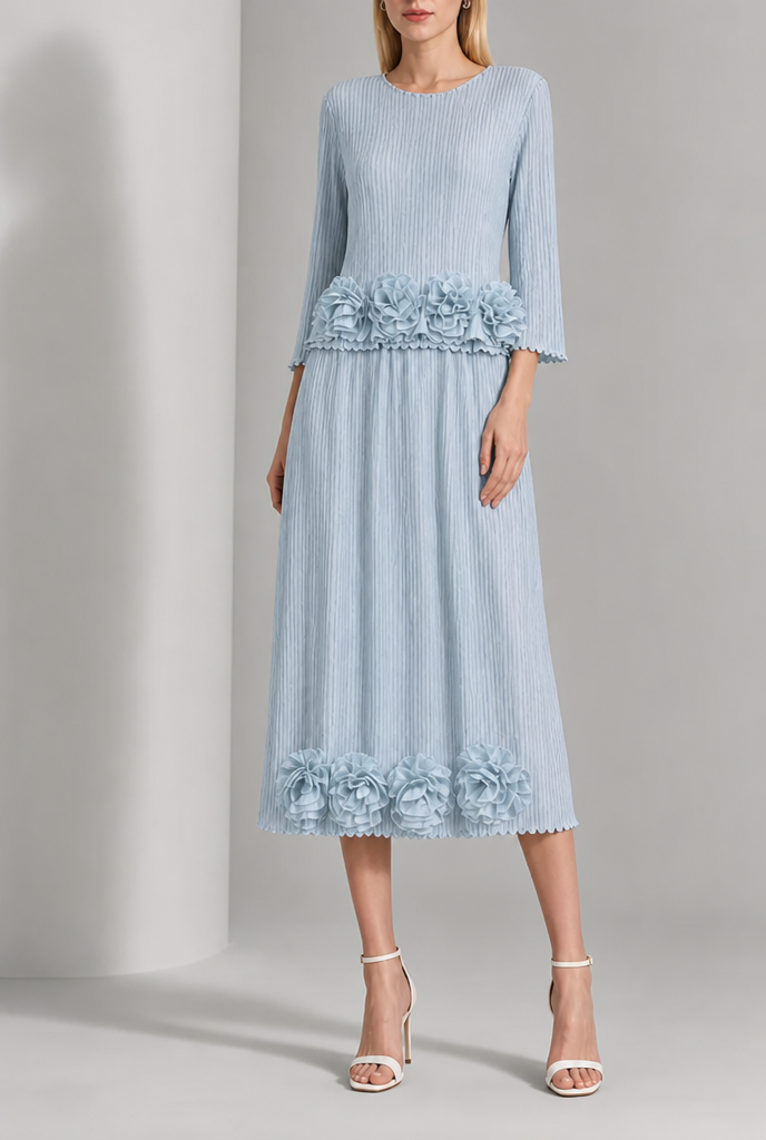 Soraya | Conjunto de falda con detalle de roseta elegante