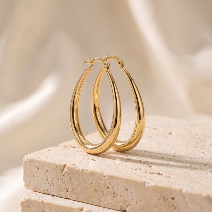 Martina - Pendientes de oro vintage