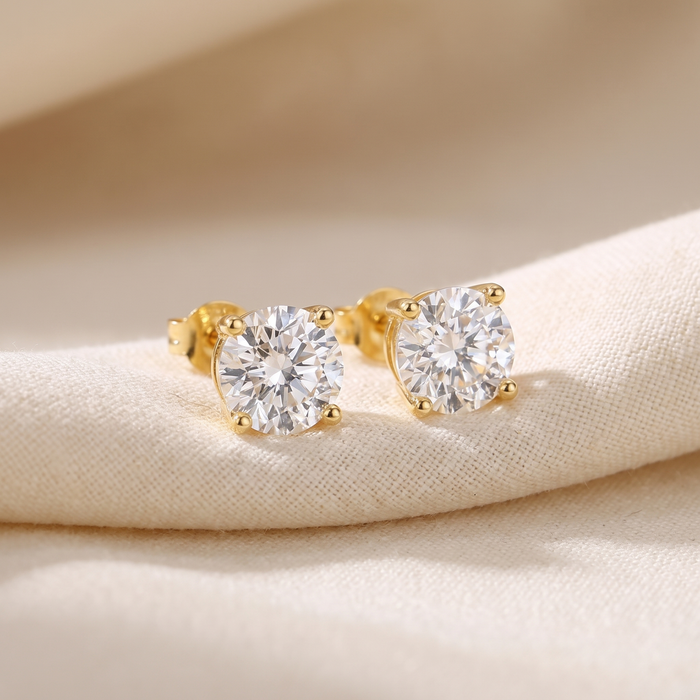 Pendientes de perno de diamante TERA