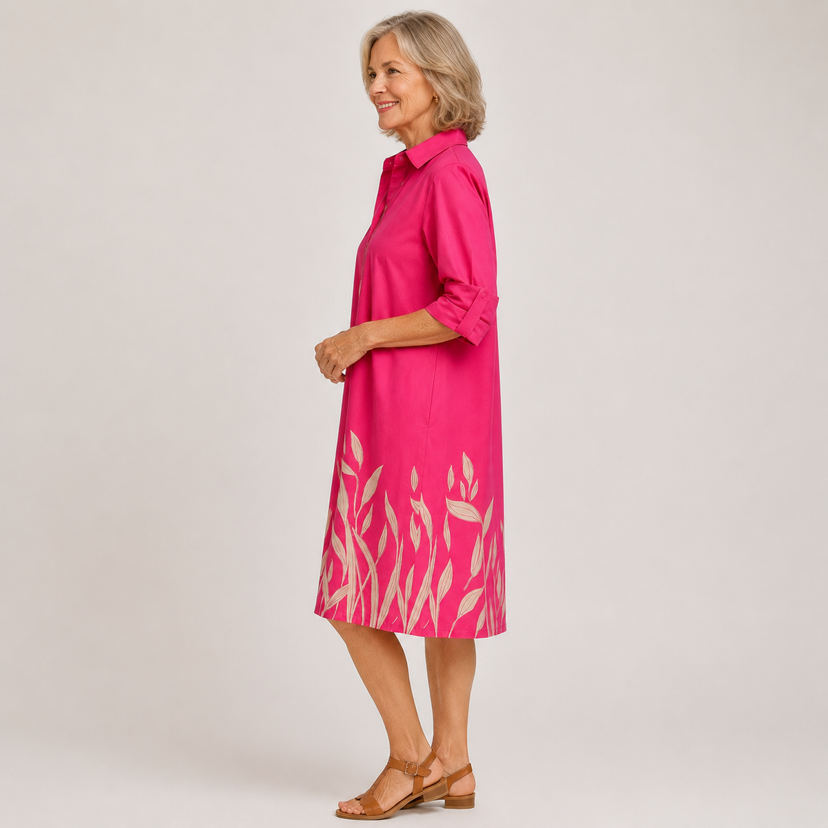 Annemaria | Cómodo vestido midi