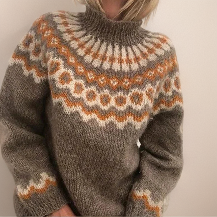 Sonja | Suéter acogedor de cuello vuelto