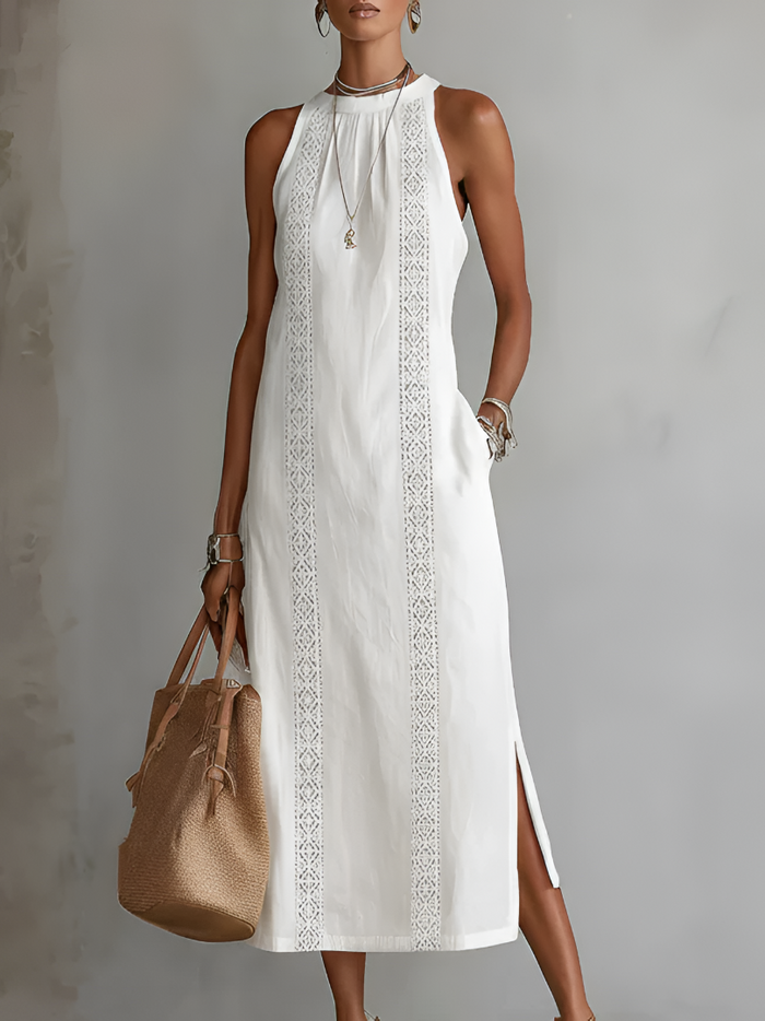 Cecilio | Collar de lino Midi