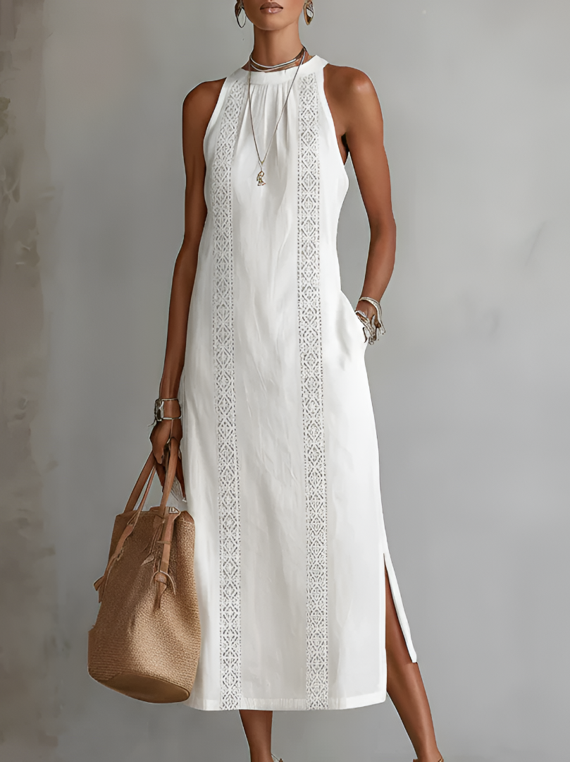Cecilio | Collar de lino Midi