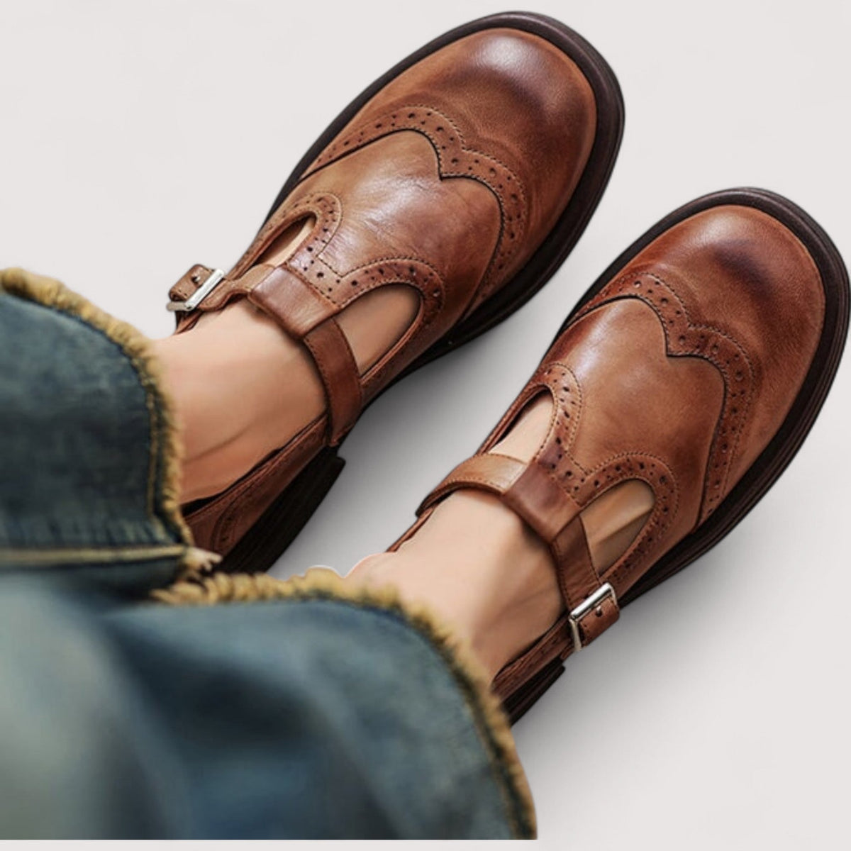 Margery | Zapatos Mary Jane acolchados