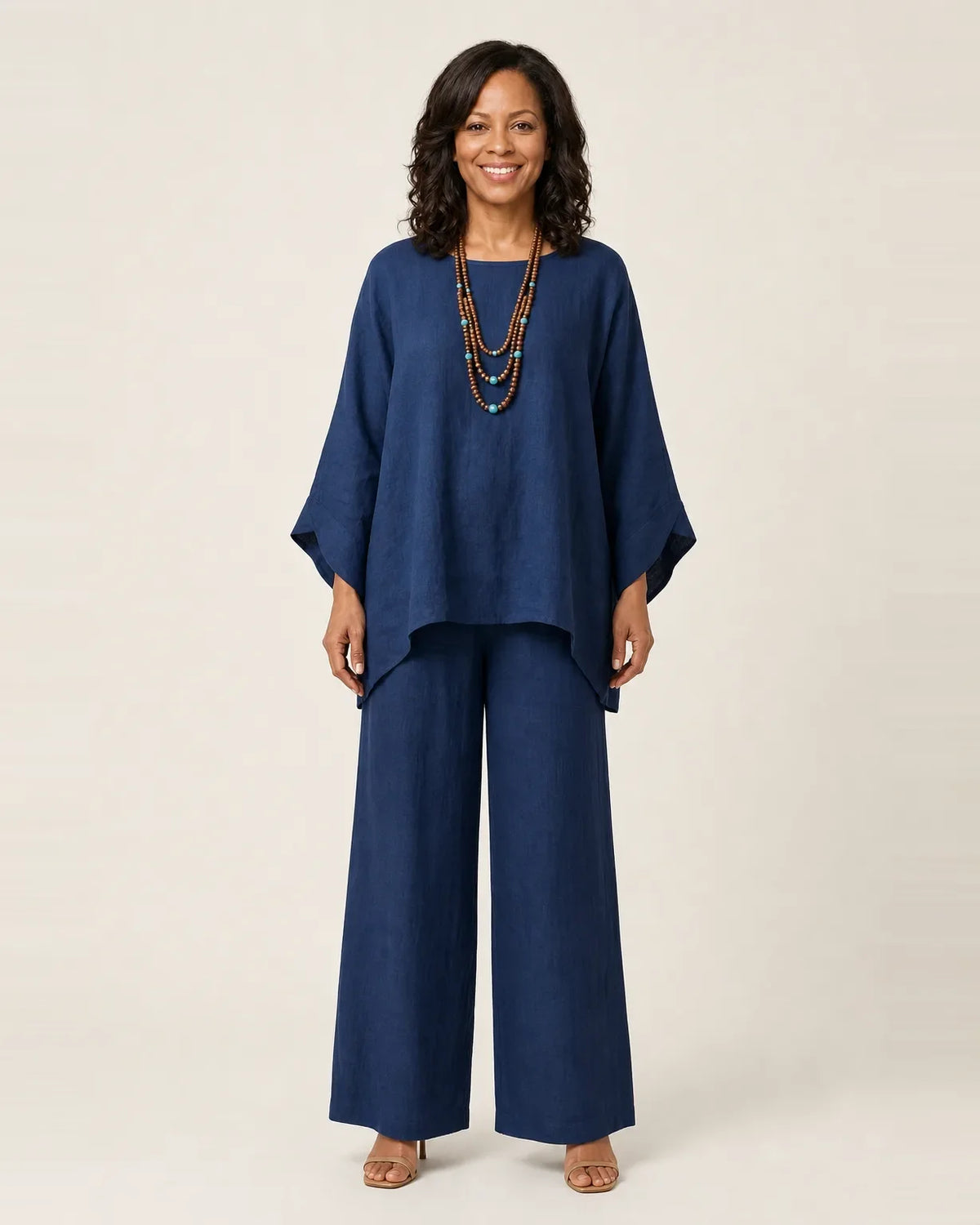 Majol | Set de lino con aspecto de lino