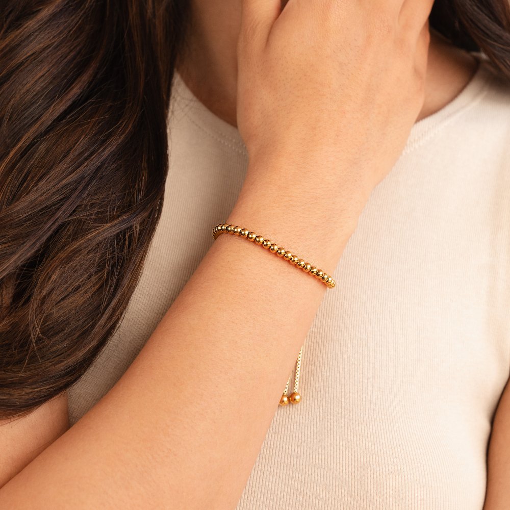 Adelina - Pulsera de perlas de oro