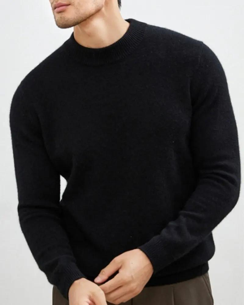 Jersey de cachemira con cuello alto
