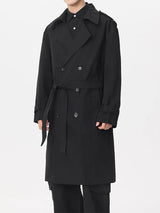 Trench clásico de doble botonadura