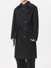 Trench clásico de doble botonadura