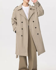 Trench clásico de doble botonadura