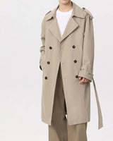 Trench clásico de doble botonadura