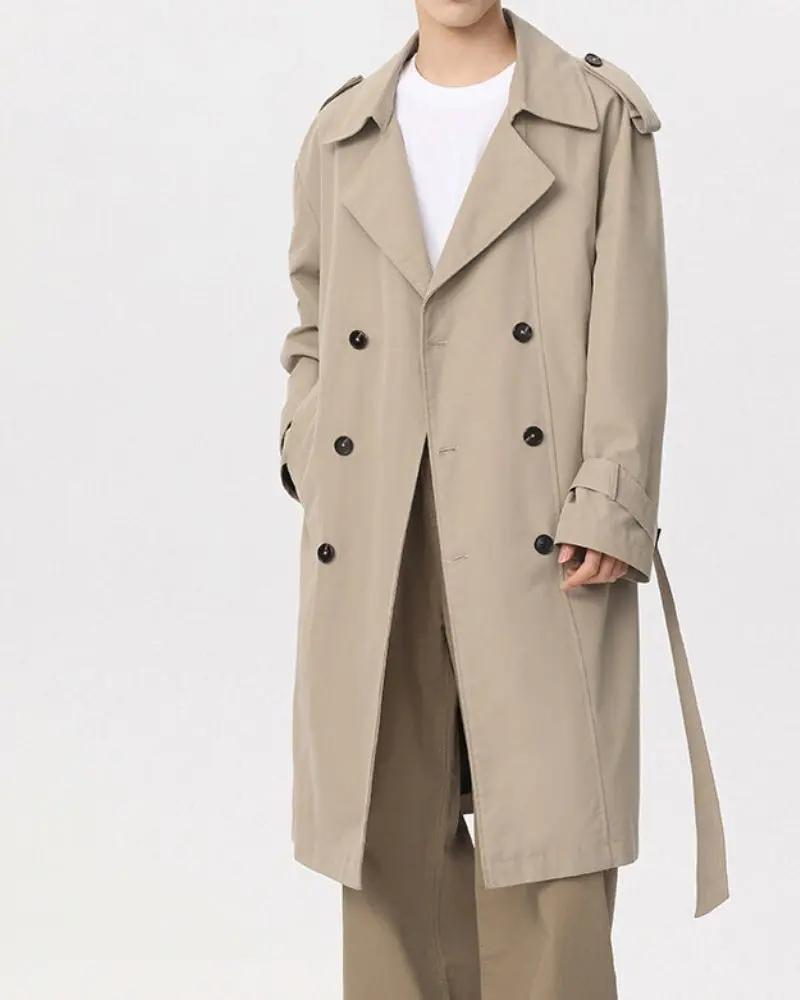 Trench clásico de doble botonadura