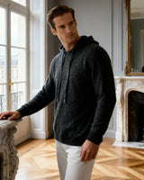Jersey de cuello alto 100 % cachemira
