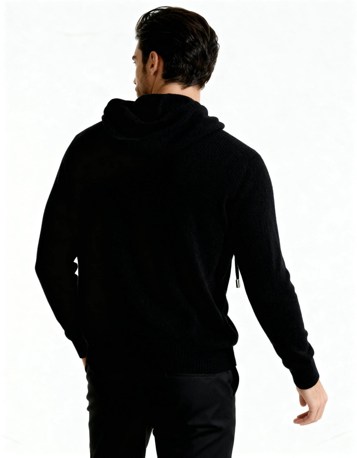 Jersey de cuello alto 100 % cachemira
