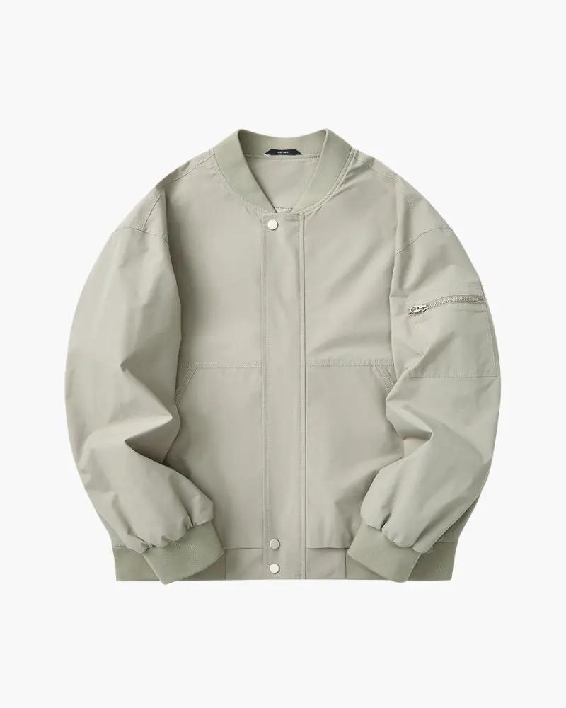 Chaqueta bomber minimalista