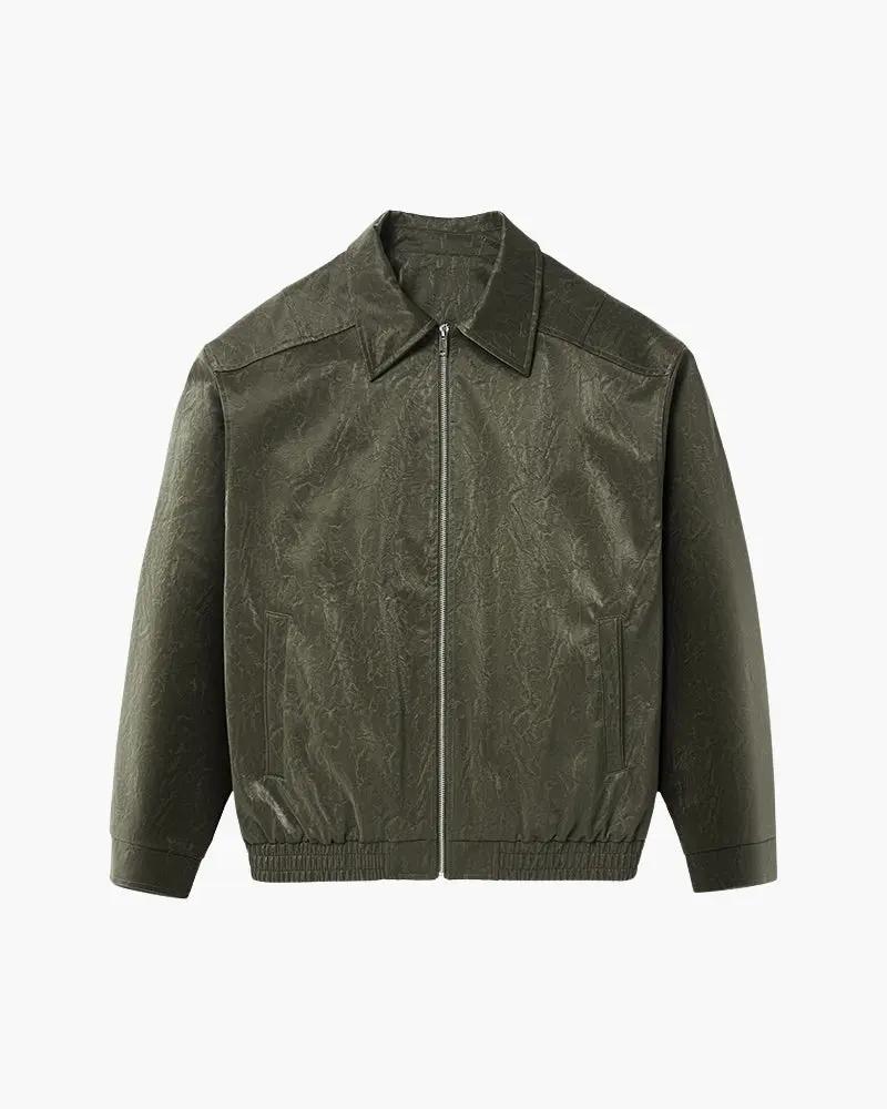 Cárdigan minimalista con cremallera
