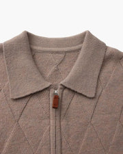 Heritage Diamond | Chaleco con capucha y cremallera